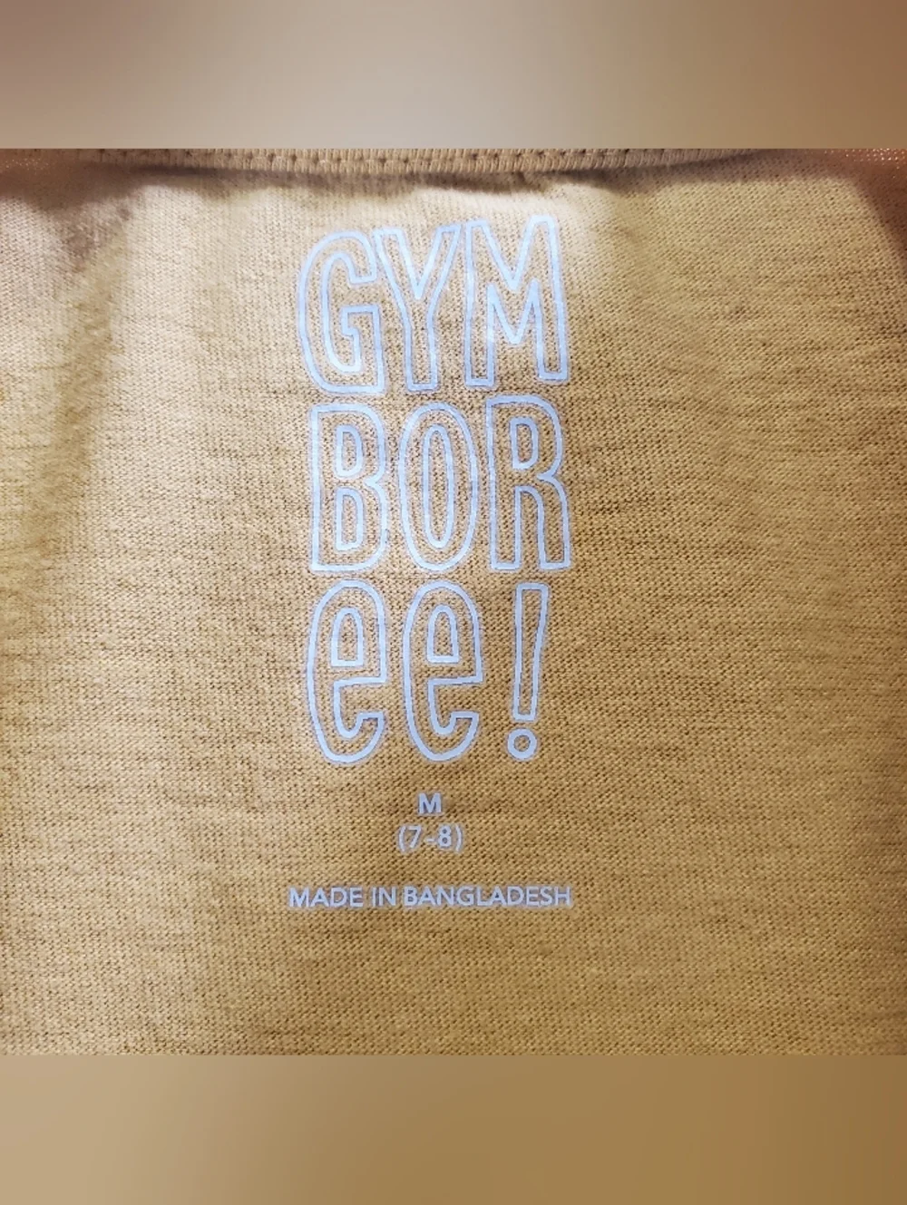K1391 * Gymboree Girls La Vie Est Belle Graphic Long Sleeve Tee Yellow Size M